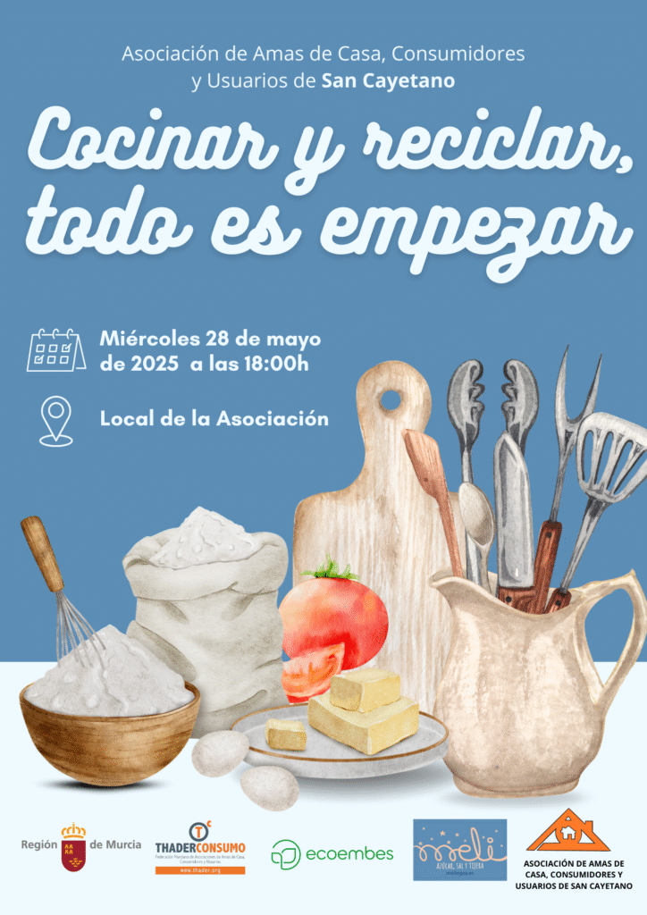 Cocinar y reciclar, todo es empezar