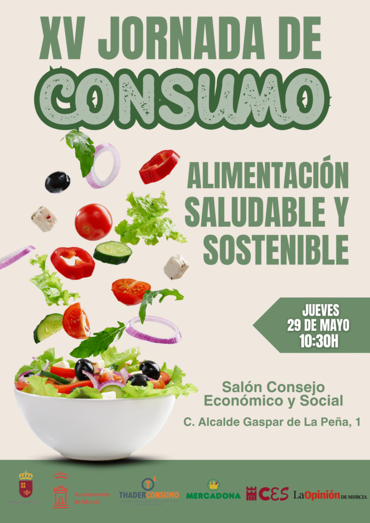 XV JORNADA DE CONSUMO – ALIMENTACIÓN SALUDABLE Y SOSTENIBLE