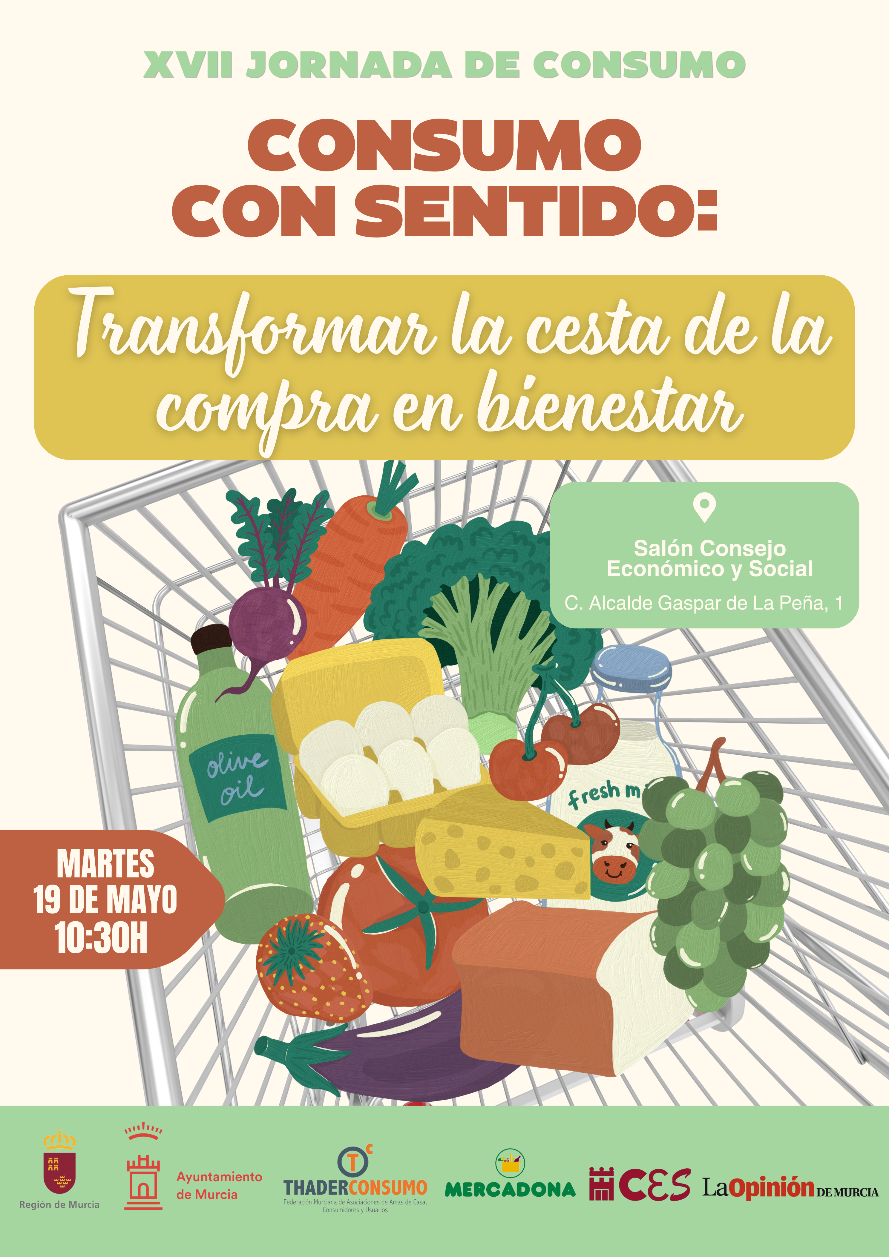 XVII Jornada de Consumo: "Consumo con sentido: Transformar la cesta de la compra en bienestar"