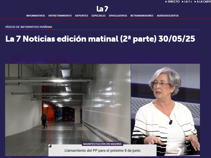 05-30-2025 LA7 – LOS CONSUMIDORES PAGAREMOS EL PRECIO DEL APAGÓN