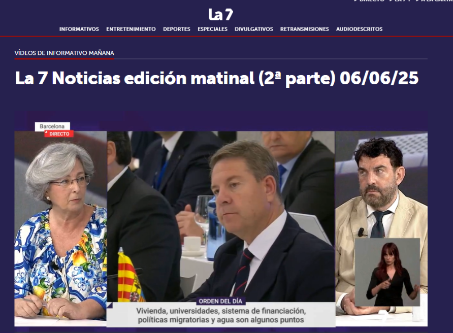06-06-2025 LA7 – LOS CONSUMIDORES PAGAREMOS EL PRECIO DEL APAGÓN