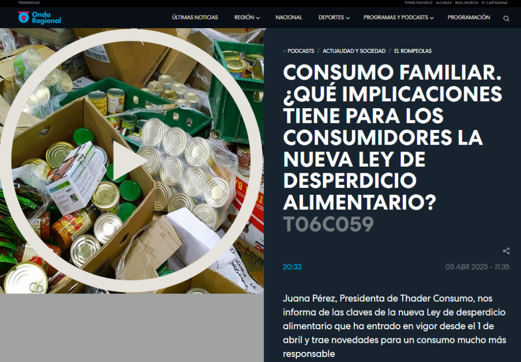 ¿Qué implicaciones tiene para los consumidores la nueva Ley de desperdicio alimentario?