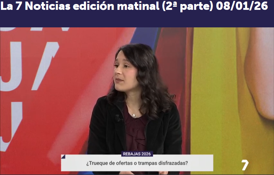La 7 Noticias edición matinal (2ª parte) 08/01/26 – Rebajas