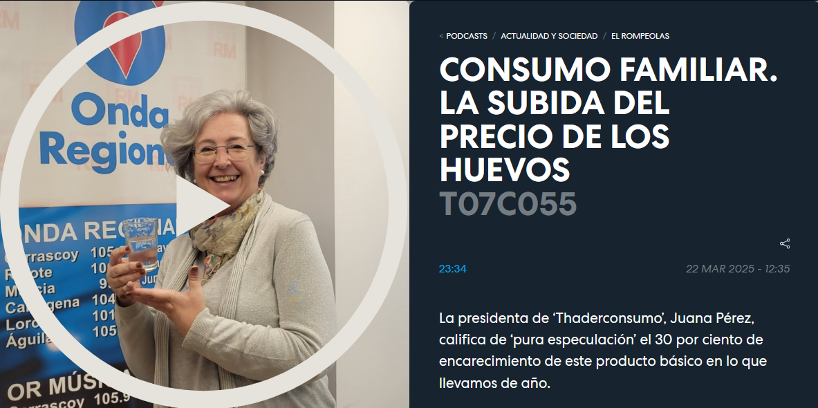 Consumo Familiar. La subida del precio de los huevos
