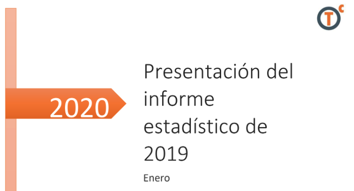 Presentación del informe estadístico de 2019