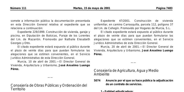 Vista previa de Acuerdo 2001 — Código de autorregulación para servicios de telefonía pública privada