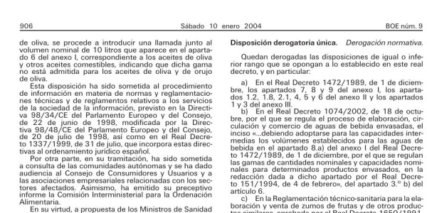 Vista previa de Real Decreto 1801/2003 — Seguridad general de los productos