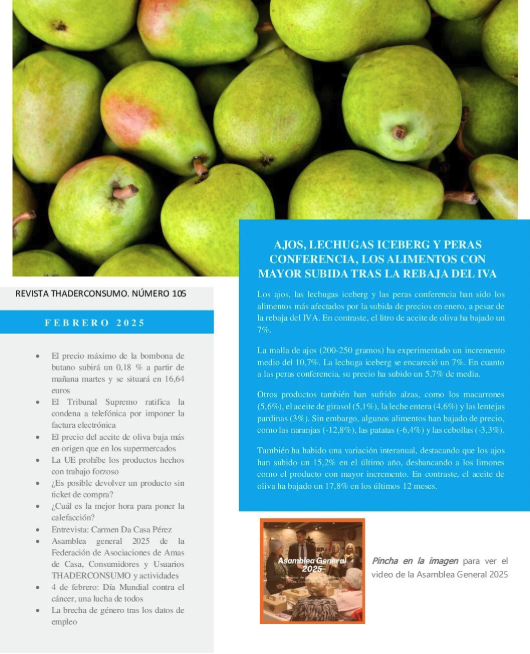 Portada Revista 105 - Febrero 2025