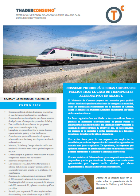 Portada Revista 128 - Enero 2026